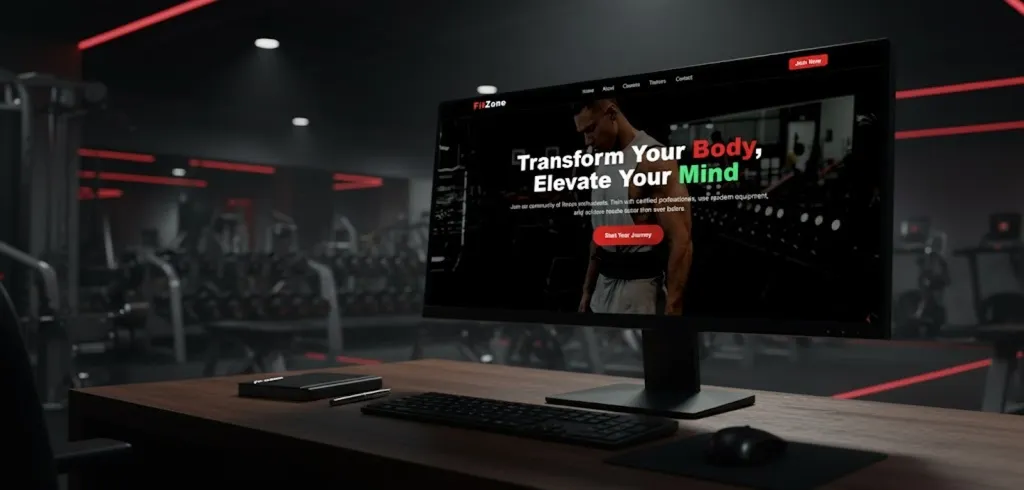 FitCore — Gym & Fitness Website